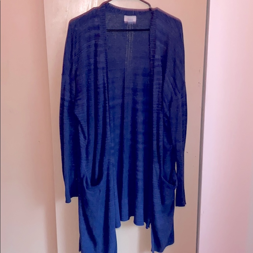 Blue Old Navy cardigan